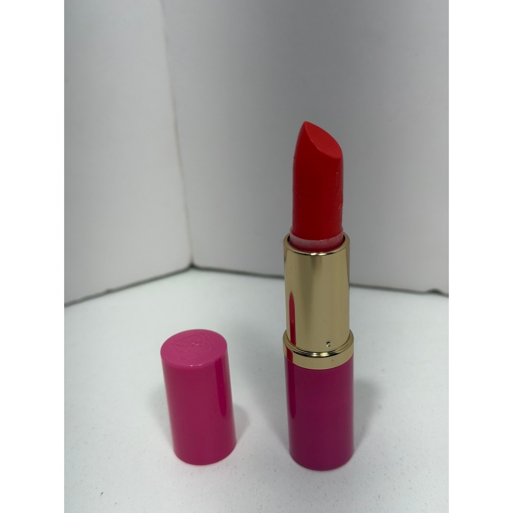 Estee Lauder Pure Color Long Lasting Lipstick 25 Melon Shimmer Pink Gold Case - Picture 3 of 7